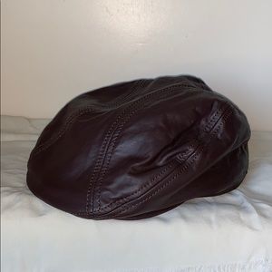 Leather hat